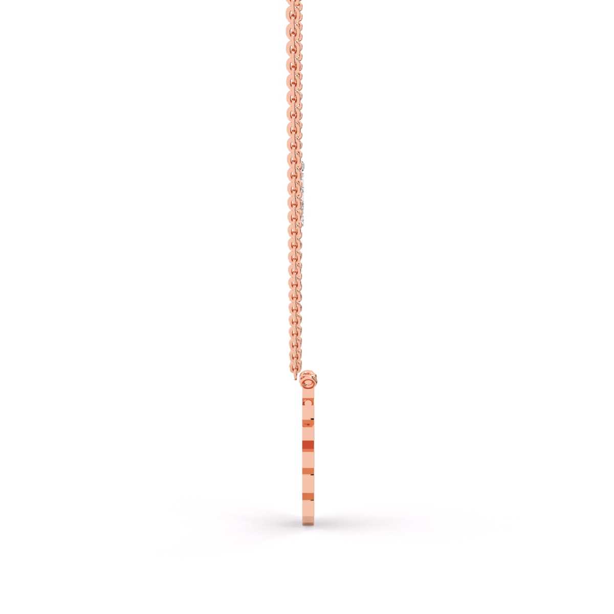 14K Rose Gold Pendant & Charms Lab Grown Diamond Jewellery